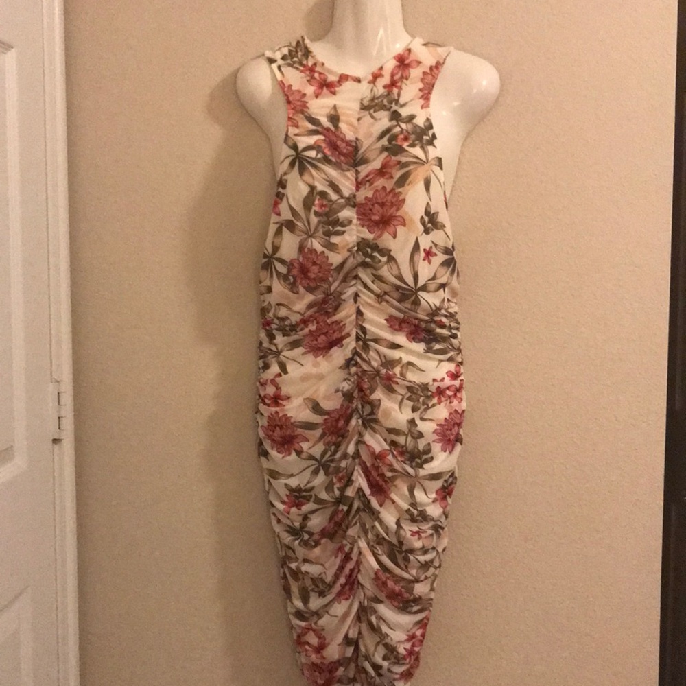 Material Girl Racer Back Ruched Dress - Picture 3 of 8
